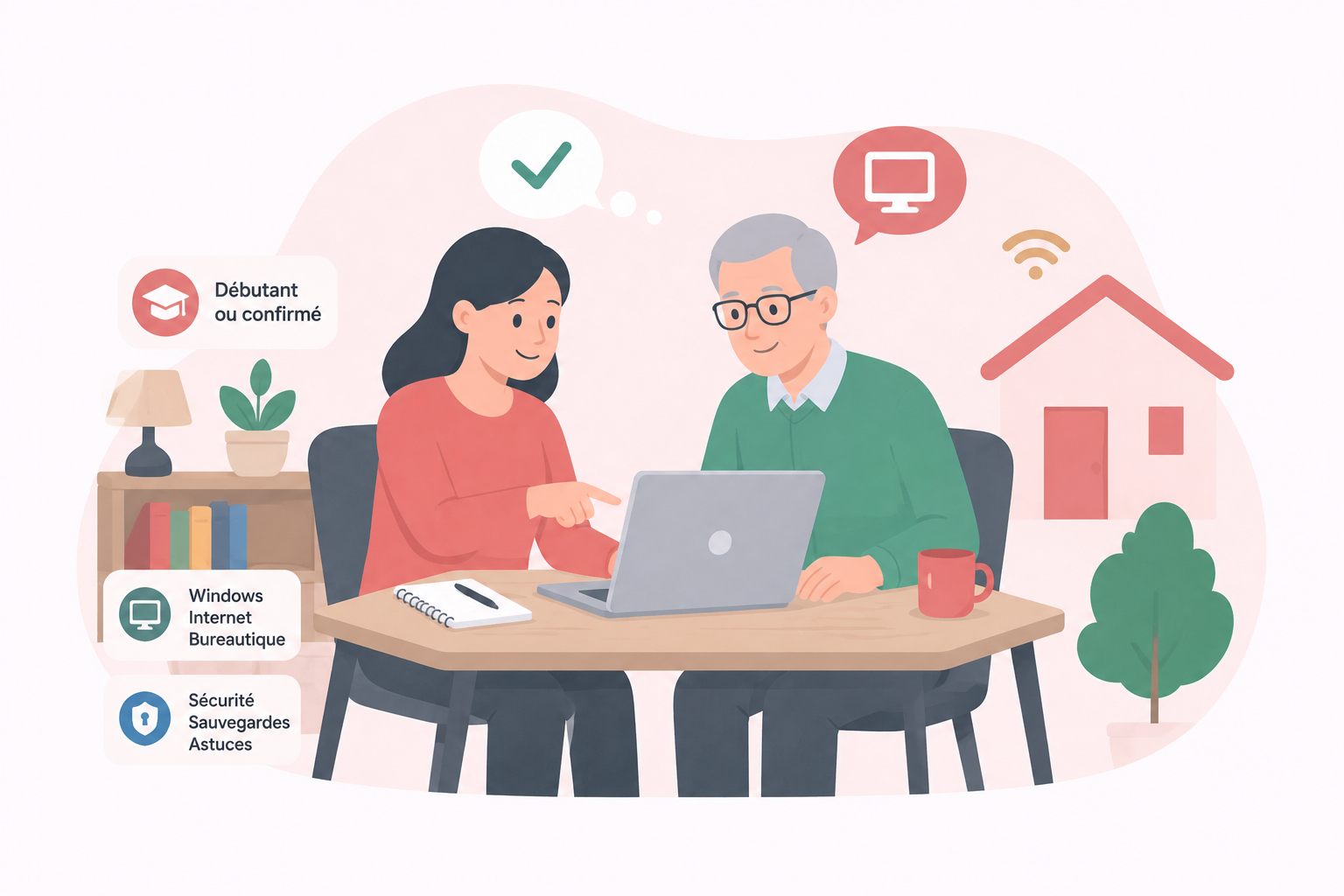 Cours informatique à domicile Séverac