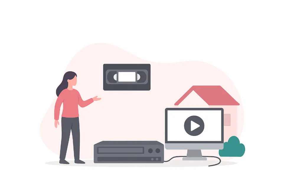 numérisation et copie de cassettes dans le 44